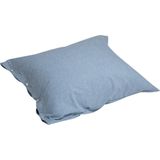 Yumeko kussensloop velvet flanel light blauw 60x70 - Biologisch & ecologisch - 1 stuk