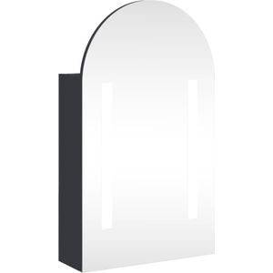 VidaXL-Badkamerkast-met-spiegel-en-LED-gebogen-42x13x70-cm-grijs