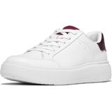 FitFlop - RTG Sequin-Backtab Leather Sneakers - Urban White/Black - Sneaker