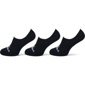 3-Pack O'Neill No-show footies unisex 719003-6969 - zwart - Maat 35-38