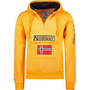 Geographical Norway Hoodie / Pullover Gymclass Db Men 100 Fluo Orange-S