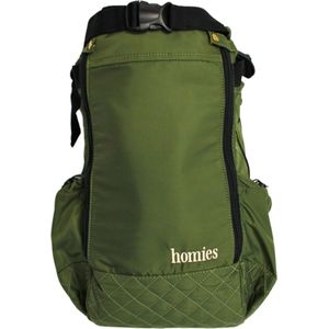 Homies dogwear- The Doggybag - Hondentas - Hondendraagzak - Olijfgroen - Maat M