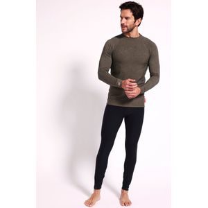 Damart - Heren-T-shirt ronde hals comfort Thermolactyl 5 - Mannen - Groen - (102-109) L