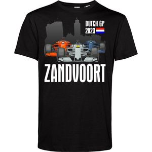T-shirt Skyline Dutch GP Zandvoort 2023 | Formule 1 fan | Max Verstappen / Red Bull racing supporter | Zwart | maat XS