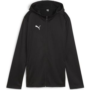 PUMA Trainingsjack 'teamFINAL'  zwart / wit