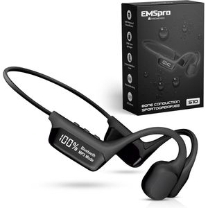 Bone Conduction Headphone - Draadloze Open Ear Sport Oordopjes - Waterbestendige Oortjes Draadloos - Koptelefoon - EMSPro Hoofdtelefoon