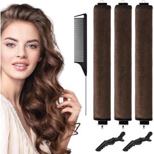 Hittevrije Haar Krullers - Flexibele Krulbanden met Clips voor Prachtige Krullen zonder Schade