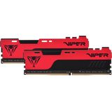 Patriot - Viper Elite II - RAM - Zwart - Rood - 2 x 16GB - 3200 MHz - DDR4 - DIMM 288 pin