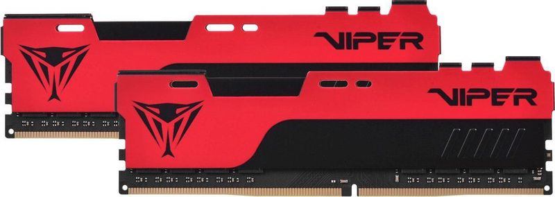 Patriot - Viper Elite II - RAM - Zwart - Rood - 2 x 16GB - 3200 MHz - DDR4 - DIMM 288 pin