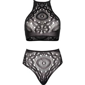 Lace top & high waist string