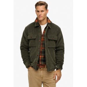 Superdry SURPLUS CORD QUILT OVERSHIRT Heren Trui - Maat L