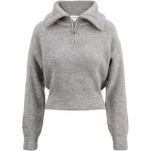 Zusss Trui Trui Met Rits 0305 099 0009 Middengrijs Dames Maat - XS