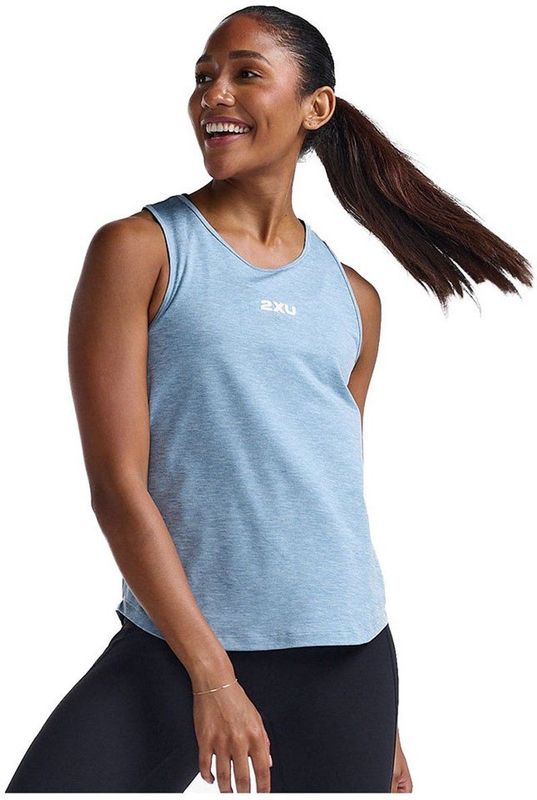 2xu Motion Mouwloos T-shirt Blauw XS Vrouw