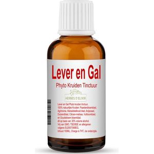 Herbes D'elixir Lever en Gal Tinctuur - 100 ml - Ondersteunt de normale lever en galfunctie