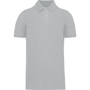 Kariban Piqué-herenpolo Bio180 K2025 - Snow Grey - L