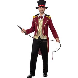 FUNIDELIA Leeuwentemmer Kostuum voor mannen - Circus Kostuum - Maat: 3XL - Rood