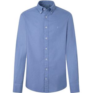 Hackett Oxford Shirt Met Lange Mouwen Blauw S Man