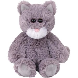 TY Plush Cat grey with glitter eyes kit 33 cm