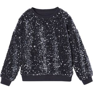 Vertbaudet - Kerstsweater - Meisjes - Rood - Met Lovertjes, Lange Mouwen, 100% Polyester