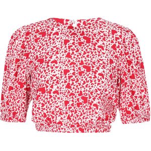 myMo - Blouse - Hartprint - Cropped - Valentijnsdag Collectie