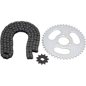 Ketting Tandwiel Kit T8F Gear Chain Set Duurzaam Staal High Power Gemodificeerde Vervanging voor Karts Accessoires voor elektrische fietsen