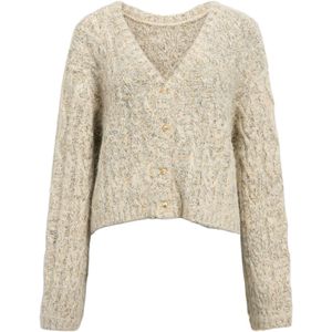OBJECT - OBJINUK LO KNIT PULLOVER 142 - 23047912 - White Sand