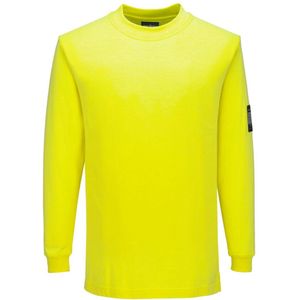 Portwest Modaflame gebreid FR T-shirt met lange mouwen FR806 - Geel - L