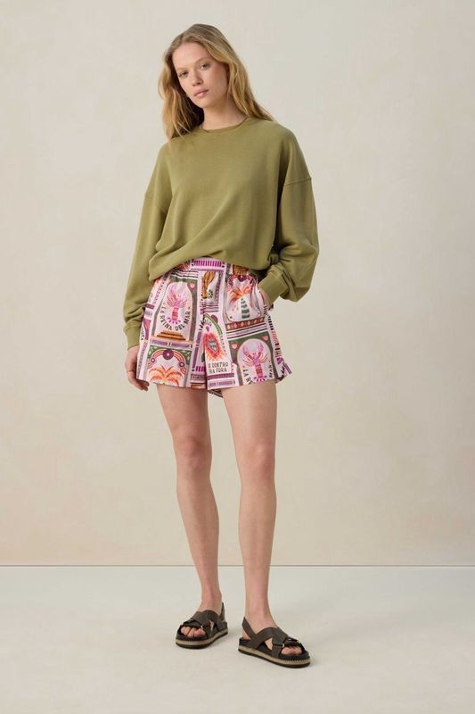 Sissy-Boy - Korte Broek - Multicolour - Hoge Taille - Relaxed Fit