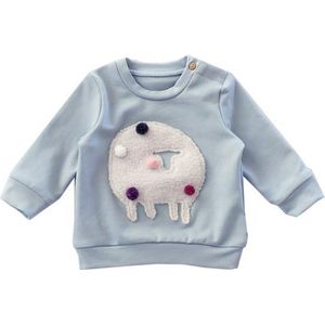 Babycity trui schaap blauw 74