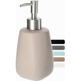 KADAX - Zeepdispenser - Beige - Keramiek - Pompdispenser voor Vloeibare Zeep