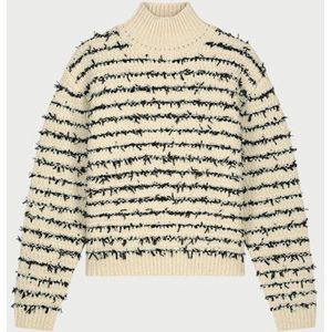 Fabienne Chapot - Zilla - Gebreide Trui - Zwart/Wolwit