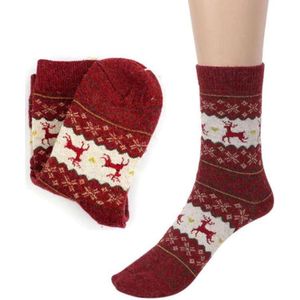 Ardran & Tookar Kerstsokken Dames Rendier - Maat 35-38