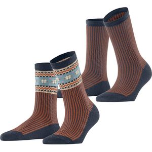 ESPRIT - Scandi Multipack - Sokken - Blauw Marine - 2 paar