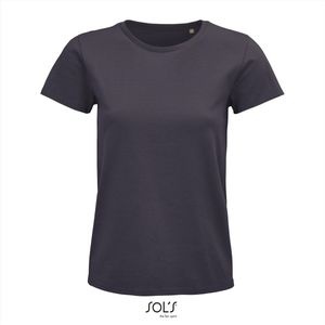 SOL'S - Women´s Pioneer - T-shirt - Mouse Grey - 100% Biologisch Katoen