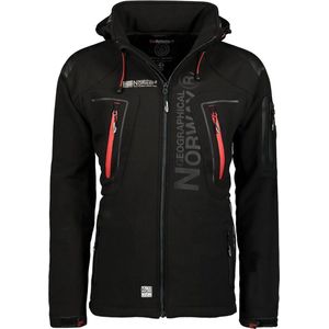 Geographical Norway Softshelljacke Techno Men 007 Distri B Black / Red-S