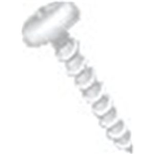 Arti Teq - Top Rail Schroef - Wit - Bolkop - 3,0 x 16 mm