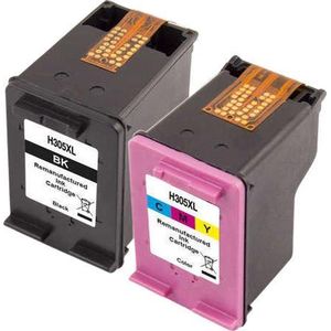 Peach PI300-954 tonercartridge 2 stuk(s) Compatibel Zwart, Cyaan, Magenta, Geel