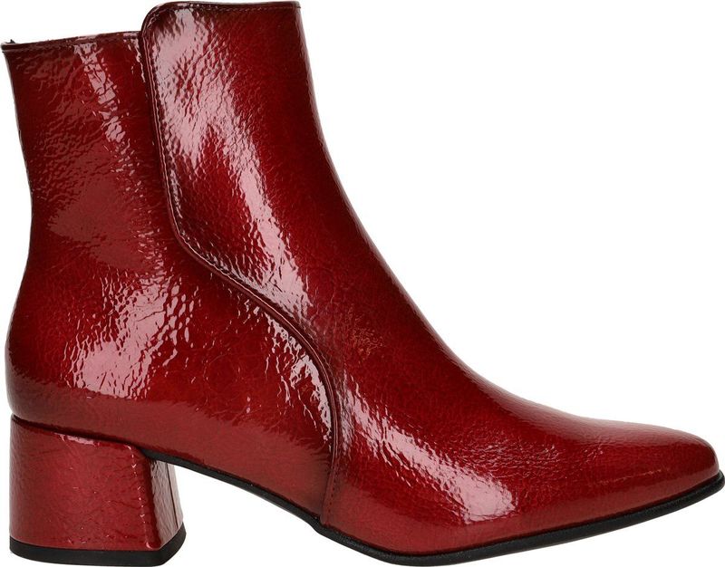 Marco Tozzi - Enkellaarsjes - Rood - Hak