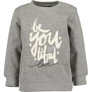 Blue Seven - Meisjes Sweater - Grijs - Maat 80