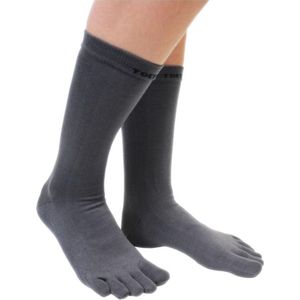 TOETOE Everyday Mid-Calf Heren teensokken - Antraciet - 41-48 - Teensokken