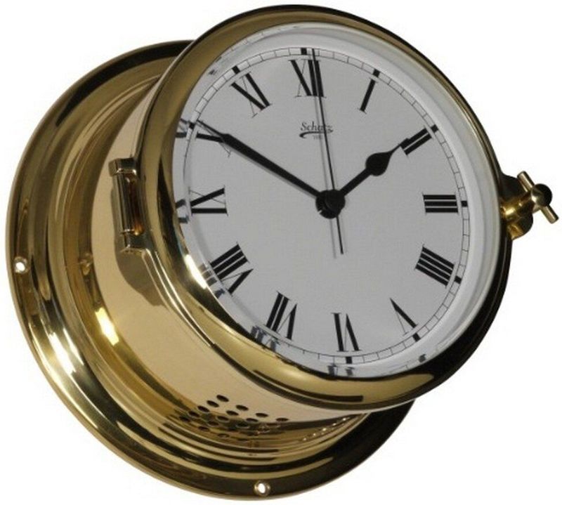 Delite - 480 C - Scheepsklok - Witte Wijzerplaat - Ø137 mm
