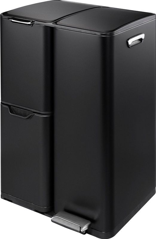 Pedaalemmer - Zwart - Kunststof - 30 Liter