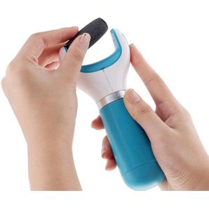 Elektrische Eeltverwijderaar - Voetenscrubber - 2 Snelheden Met Één Knop + Intelligente Drukbewaking - 1 Stuks - Voor Thuisgebruik - Blauw