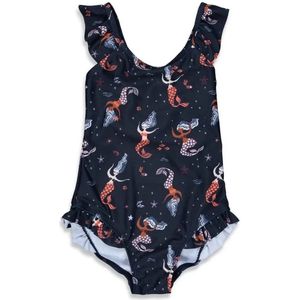 Meisjes zwempak marine print maat 92