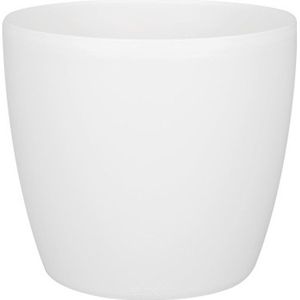 2 stuks - elho - Bloempot Brussels rond 16 cm wit