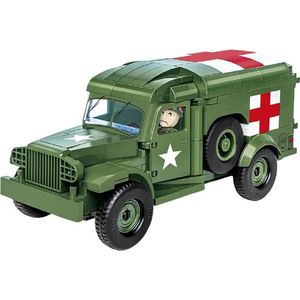 Cobi Bouwset Dodge Wc-54 Ambulance Donkergroen 294-delig