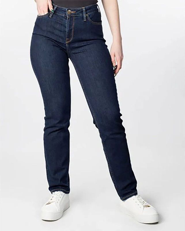 Lee - Marion Straight Jeans - Solid Blue - Elastisch Design