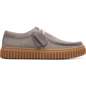 Clarks Torhill Lo - heren veterschoen - grijs - maat 39.5 (EU) 6 (UK)