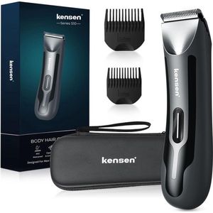 intieme scheerapparaat,elektrische bal-trimmer, bodygroom voor eieren en latten, waterdichte nat/droge tondeuse, keramische messen met ledverlichting