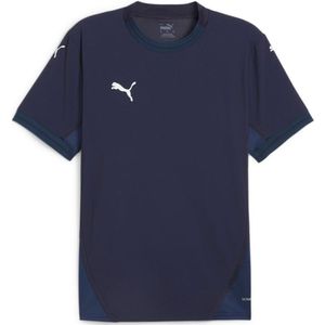 Puma Teamfinal Shirt Korte Mouw Heren - Marine | Maat: L